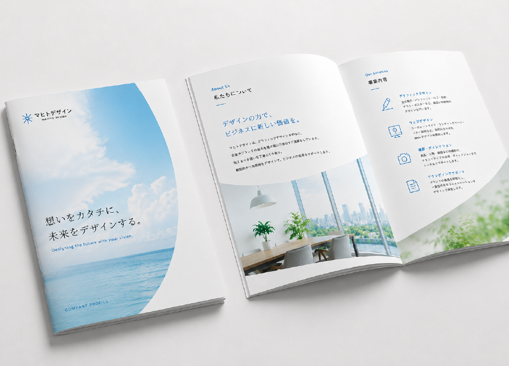 中綴じ冊子印刷