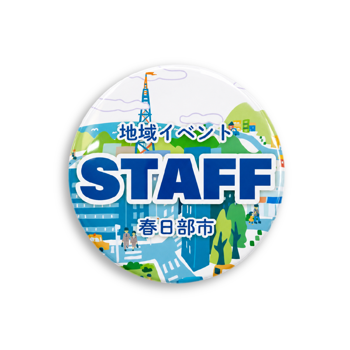 円形缶バッジ
